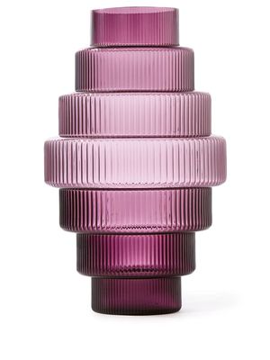 POLSPOTTEN vase Steps en verre (65 cm) - Rose