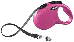 Flexi Rollijn New Classic - Tape Leash - S - Roze