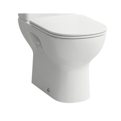 Laufen Lua duobloktoilet 36x65x42cm diepspoel zonder spoelrand PK zonder antikalkbehandeling Keramiek Pergamon h8240860490001
