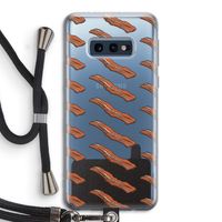 Bacon to my eggs #2: Samsung Galaxy S10e Transparant Hoesje met koord