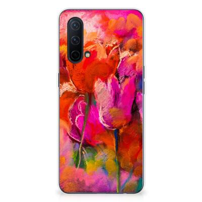 Smartphone hoesje OnePlus Nord CE 5G Tulips Smartphone hoesje OnePlus Nord CE 5G Tulips