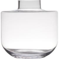 Bloemenvaas - groot - glas - transparant - 4 liter - D25 x H26 cm - Luxe stijlvolle vazen Bloemenvaas - groot - glas - transparant - 4 liter - D25 x H26 cm - Luxe stijlvolle vazen