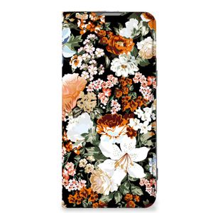 Smart Cover voor OnePlus Nord 2T Dark Flowers