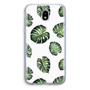 Tropische bladeren: Samsung Galaxy J5 (2017) Transparant Hoesje