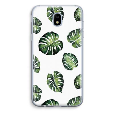 Tropische bladeren: Samsung Galaxy J5 (2017) Transparant Hoesje