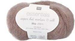 Rico Essentials Super Kid Mohair Loves Silk 58 Grey-Brown