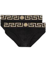 Versace lot de deux slips Greca Border - Noir - thumbnail