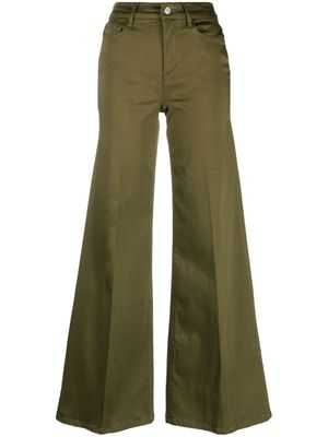 FRAME jean Le Pixie Palazzo à coupe ample - Vert