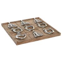 Drie-op-een-rij Spel DKD Home Decor 32 x 32 x 3 cm