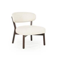 Eleonora Fauteuil 'Mikky' kleur Beige/Bruin