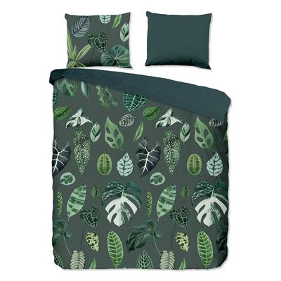 Dekbedovertrek Urban Jungle Leaves Natuur 240x200 Cm Verkoelend Good Morning - Dekbed-Discounter.nl