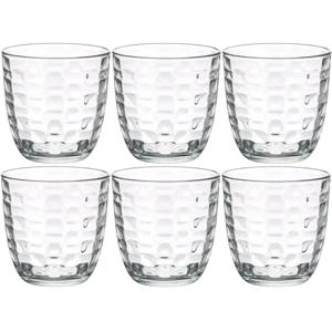 Bormioli Rocco Drinkglazen/Waterglazen Tumblers - 18x stuks - transparant - 300 ml