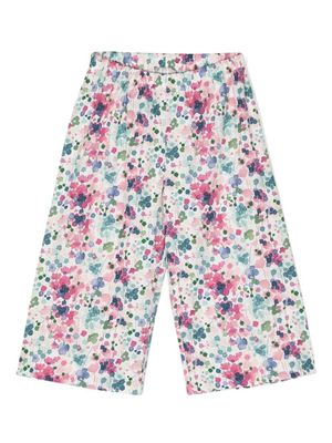 Il Gufo pantalon ample à imprimé abstrait - Marron