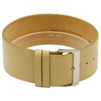 Horlogeband Universeel CCC.1033 / Z033 Leder Beige 28mm Horlogeband Universeel CCC.1033 / Z033 Leder Beige 28mm