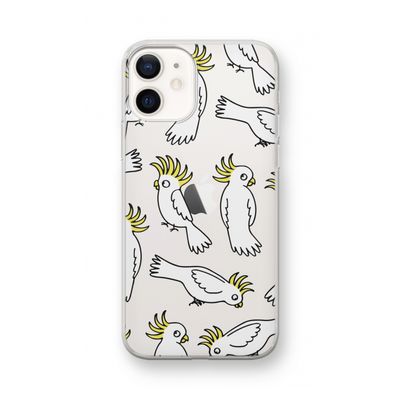 Papegaai: iPhone 12 mini Transparant Hoesje
