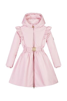 Le Chic winter winterjas meisjes - roze - Beth - riem