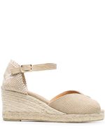 Castañer espadrilles compensées Carol - Tons neutres - thumbnail