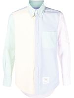 Thom Browne chemise colour block à manches longues - Rose