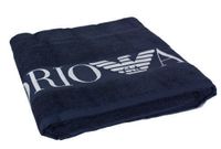 Armani Badlaken met logo blauw