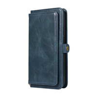 iPhone 15 hoesje - Bookcase - Afneembaar 2 in 1 - Backcover - Pasjeshouder - Portemonnee - Kunstleer - Blauw