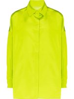 Valentino Garavani chemise oversize en soie - Vert