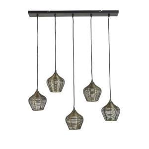 Light & Living - Hanglamp ALVARO - 100x20x122cm - Brons