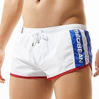 SEOBEAN Voor heren Lange zwembroeken Zwemshorts Sneldrogend Boardshorts Badpak Met zakken Mesh voering Trekkoord Zwemmen Surfen Strand Watersport Lapwerk Zomer / Rekbaar Lightinthebox - thumbnail