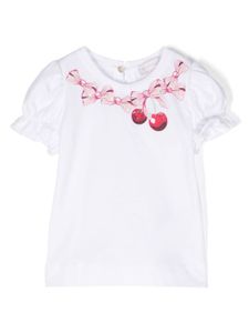 Monnalisa t-shirt Romantic - Blanc