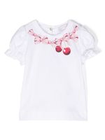 Monnalisa t-shirt Romantic - Blanc - thumbnail