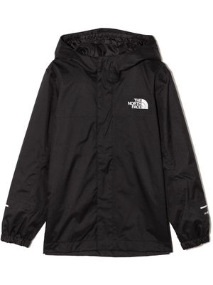 The North Face Kids imperméable Antora à capuche - Noir