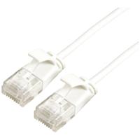 ROLINE UTP Data Center Patchkabel Cat.6A (Class EA), LSOH, extra dun, wit, 1 m - thumbnail