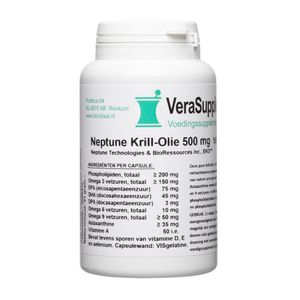 VeraSupplements Neptune Krill-Olie 500 mg Capsules