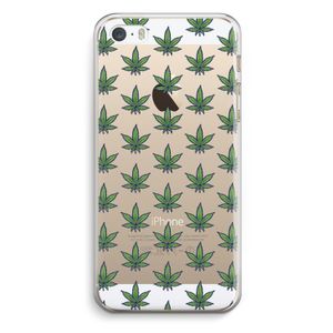 Weed: iPhone 5 / 5S / SE Transparant Hoesje
