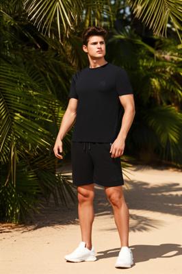 Ab Lifestyle Prime Tee Ab.ss25015 Print T-shirts Jet Black