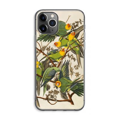 Carolinaparkiet: iPhone 11 Pro Max Transparant Hoesje