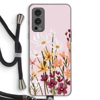 Painted wildflowers: OnePlus Nord 2 5G Transparant Hoesje met koord