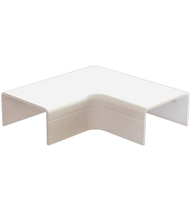 Canalit CS25 PB C platte bocht 25X13 Systeem 25 creme 931001