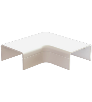 Canalit CS25 PB C platte bocht 25X13 Systeem 25 creme 931001