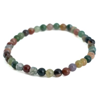 Edelsteen Armband India Agaat (4 mm)