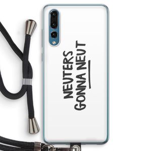 Neuters: Huawei P20 Pro Transparant Hoesje met koord