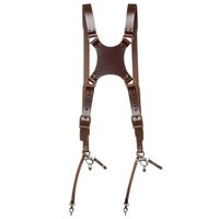 The Hantler Dual camera harness Brandy / Brass, Regular