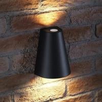 Wandlamp gu10 zwart &apos;Magna&apos; design Up-Down led 2x GU10 IP54