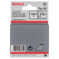 Fijndraadnieten type 58, 13 x 0,75 x 8 mm, verpakking van 1000 stuks 1000 stuk(s) Bosch Accessories 2609200235 Afm. (l x b) 8 mm x 13 mm