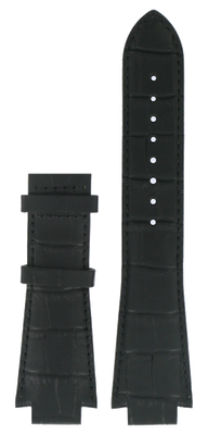 Horlogeband Tissot L875-975 / T610014557 Croco leder Zwart 14mm
