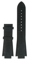 Horlogeband Tissot L875-975 / T610014557 Croco leder Zwart 14mm
