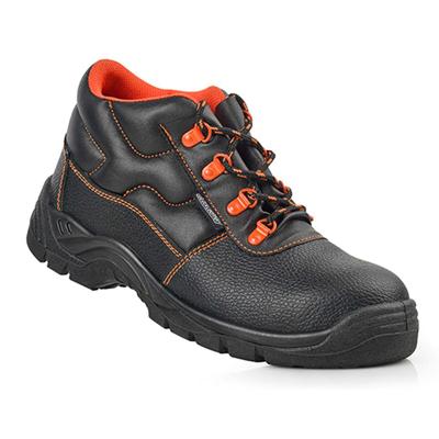 Veiligheidsschoenen s3 src Blackleather Zwart Leer Schoenmaat 44