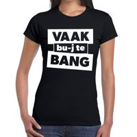Vaak bujte bang festival t-shirt zwart dames