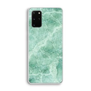Groen marmer: Samsung Galaxy S20 Plus Transparant Hoesje