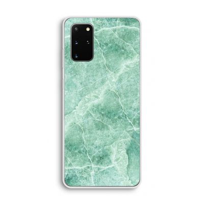 Groen marmer: Samsung Galaxy S20 Plus Transparant Hoesje