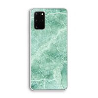 Groen marmer: Samsung Galaxy S20 Plus Transparant Hoesje